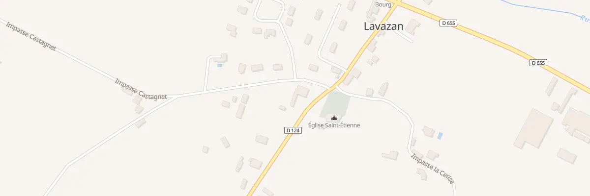 Plan du 16 Le Bourg à Lavazan