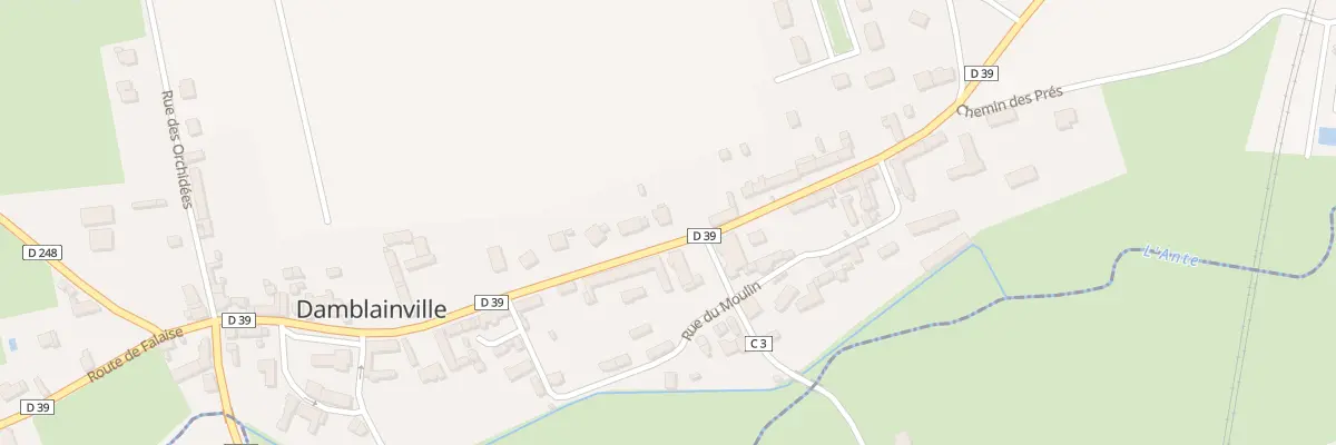 Plan du 15 Rte de Livarot à Damblainville