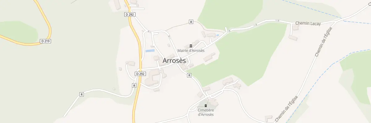 Plan du 6 Che de la Mairie à Arrosès