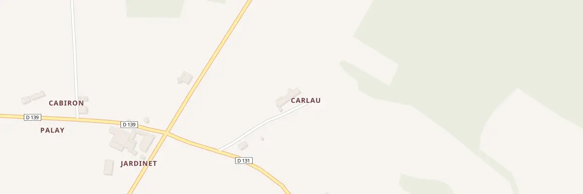 Plan du 1 Carlau à Saint-Félix-de-Foncaude