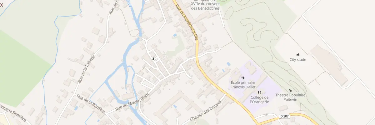 Plan du 3 Rue du Moulin Blanc à La Mothe-Saint-Héray