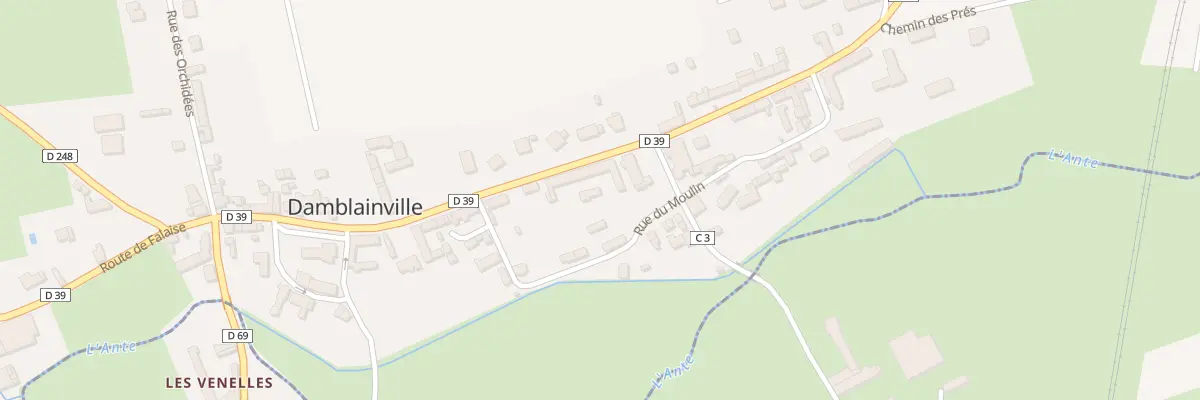 Plan du 5019 Le Bourg à Damblainville