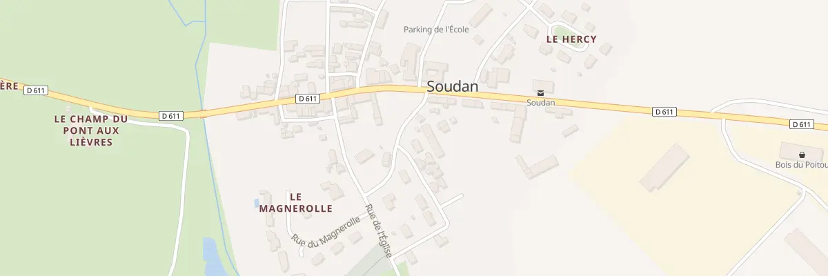 Plan du 1 Lot Hauts de la Prairie à Soudan