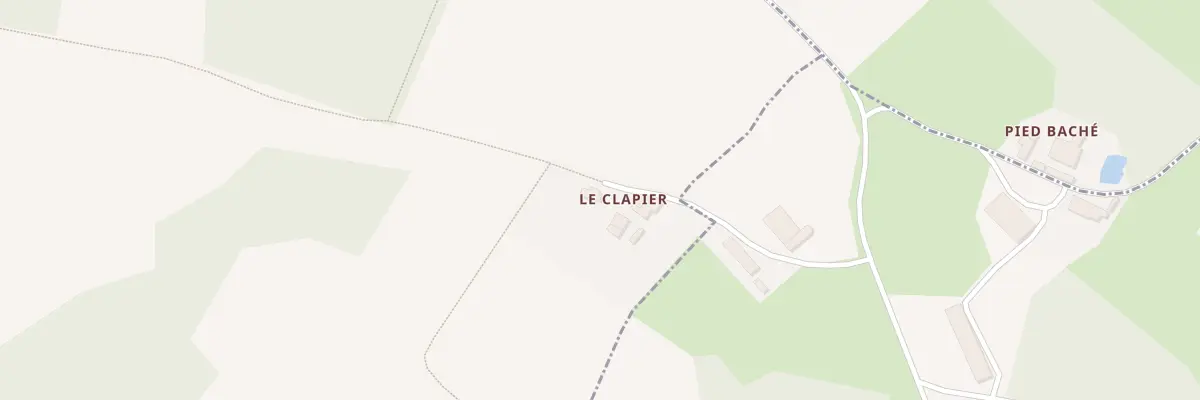 Plan du 5 Le Clapier à Prailles-La Couarde