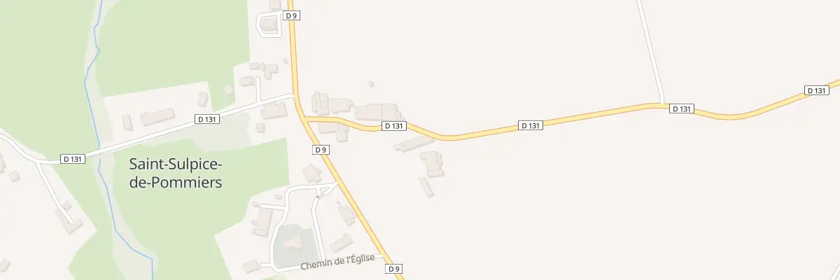 Plan du 8 Rte de Sauveterre à Saint-Sulpice-de-Pommiers