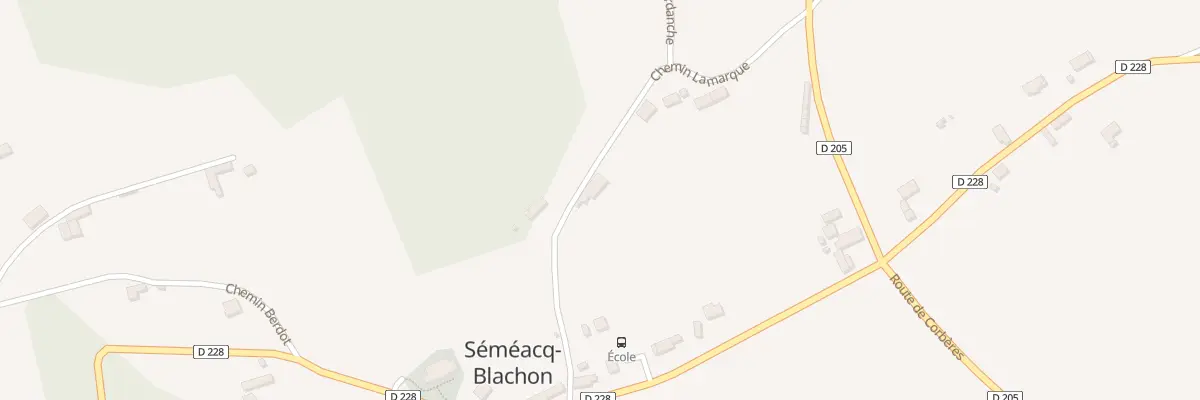 Plan du 6 Che Lamarque à Séméacq-Blachon