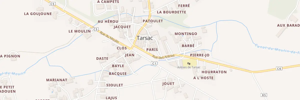 Plan du 59 Rue des Arènes à Tarsac
