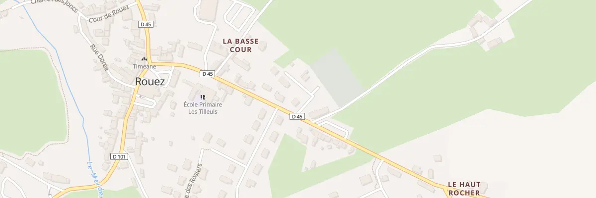 Plan du 11 Rue de l’Abbaye à Rouez