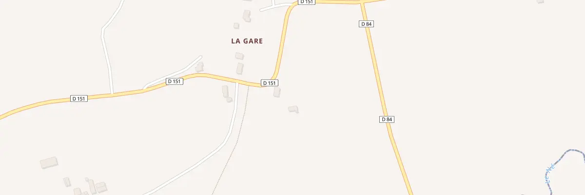 Plan du 2 La Gare à Bellevigne