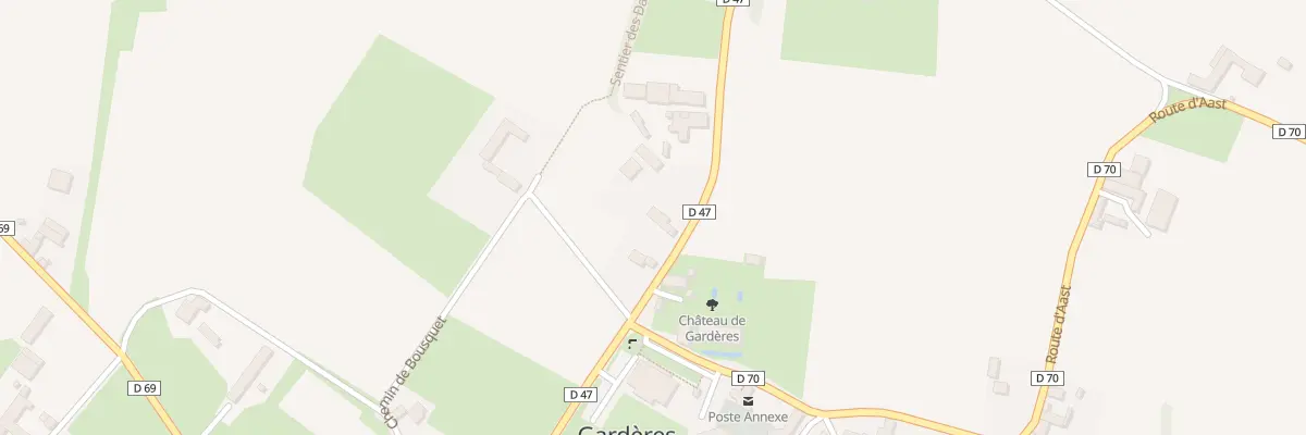 Plan du 3 Rte de Séron à Gardères