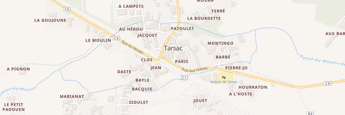 Plan du 37 Rue des Arènes à Tarsac