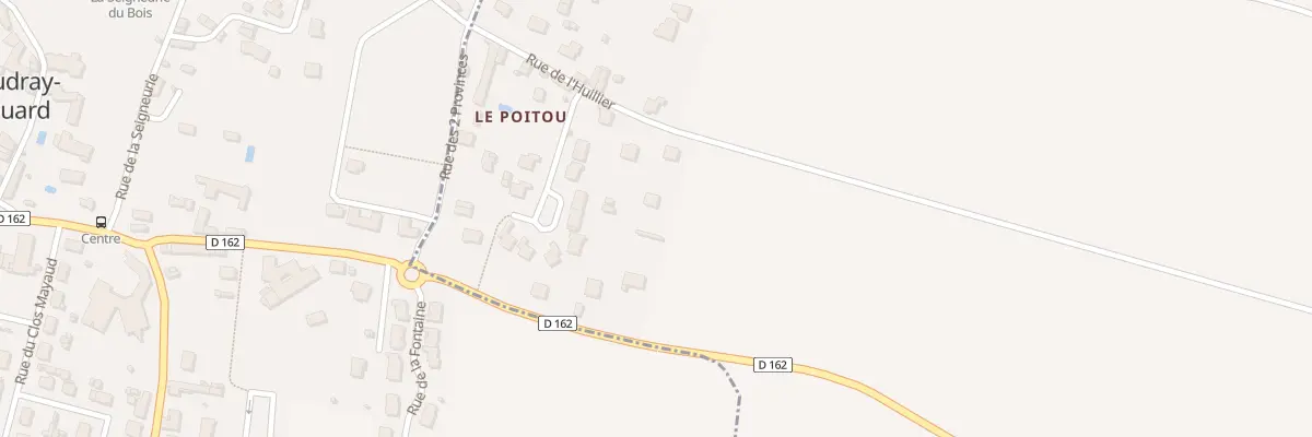 Plan du 160 Rue de l’Huillier à Artannes-sur-Thouet