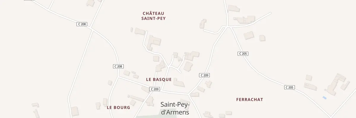 Plan du 38 Le Basque à Saint-Pey-d’Armens