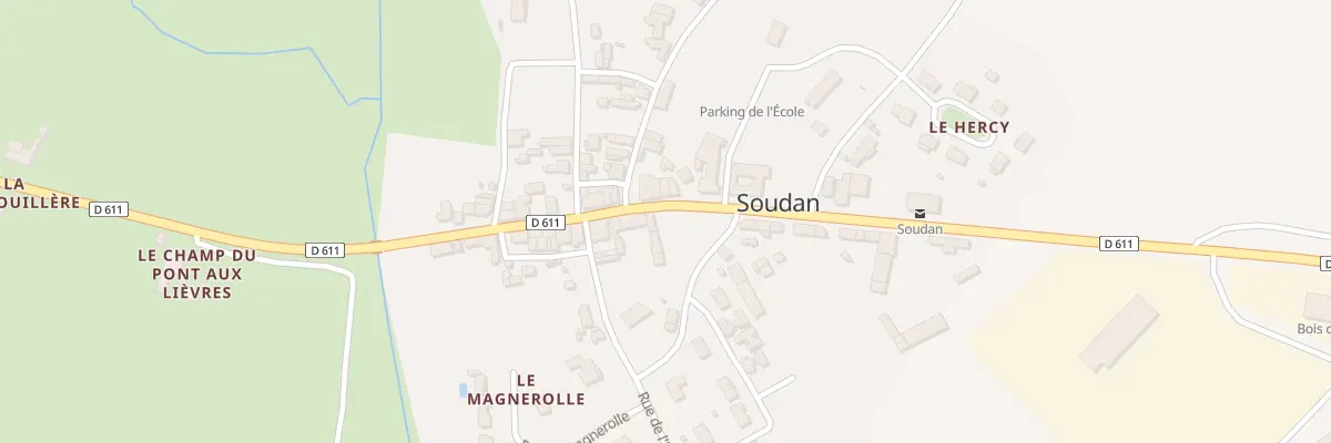 Plan du 19 Rte de l’Atlantique à Soudan