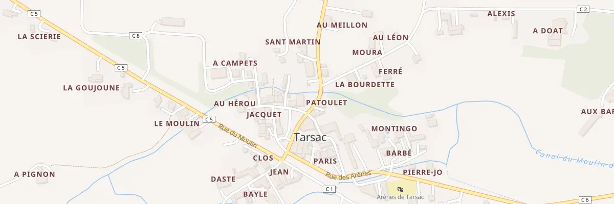 Plan du 5012 Barrigoulet à Tarsac