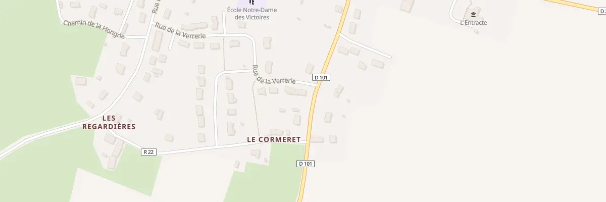 Plan du 16 Rue de la Verrerie à Saint-Symphorien