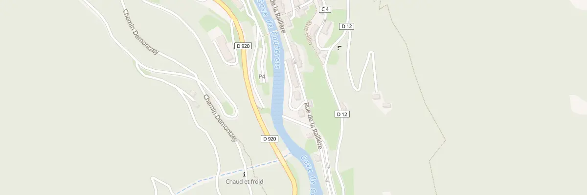 Plan du 56 Rue de la Raillère à Cauterets