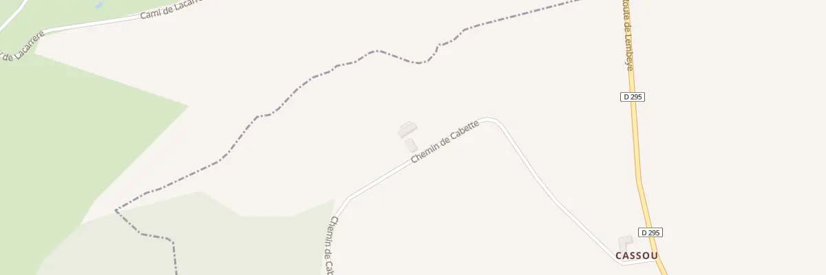 Plan du 4 Che de Cabette à Peyrelongue-Abos