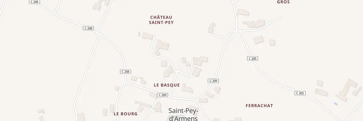 Plan du 37 Le Basque à Saint-Pey-d’Armens