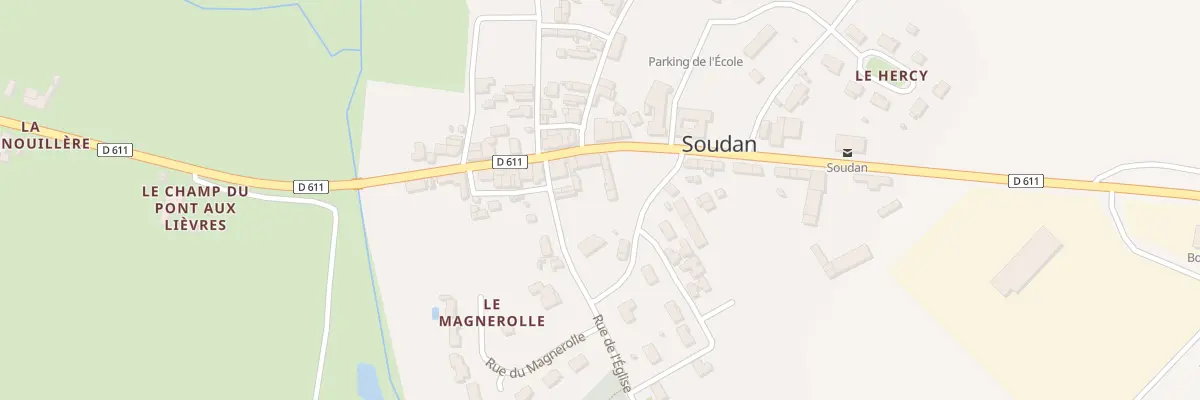 Plan du 21 Rte de l’Atlantique à Soudan