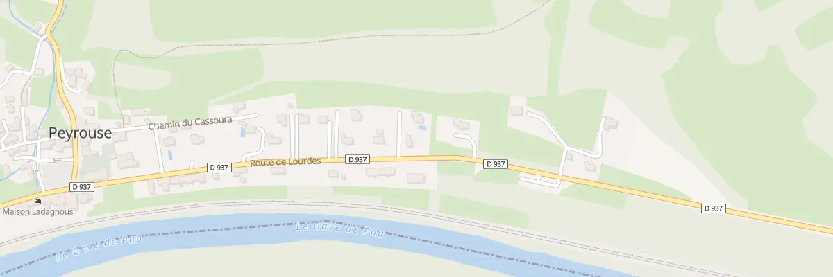 Plan du 31 Rte de Lourdes à Peyrouse