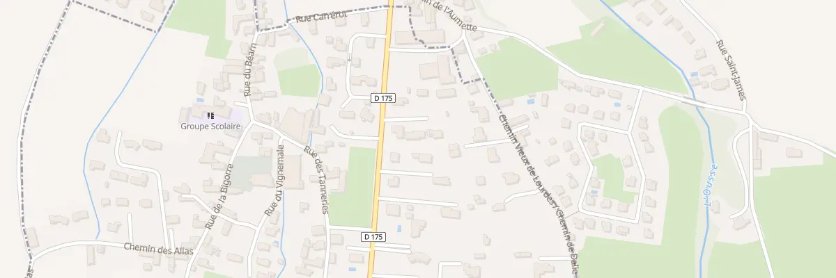 Plan du 4 Rue du Clos d’Aouset à Lamarque-Pontacq