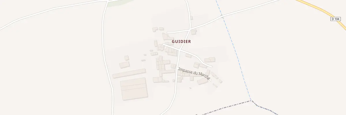 Plan du 2B Rte de Villiers Couture Guidie à Villemain