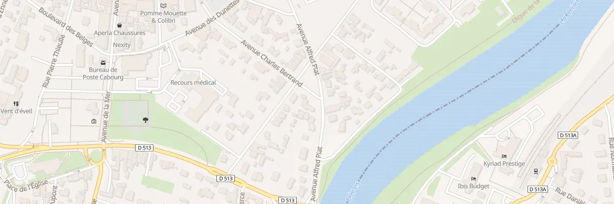 Plan du 28B Av Alfred Piat à Cabourg
