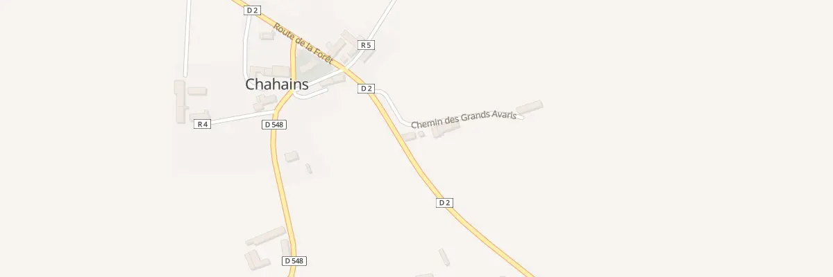 Plan du 3 Rte de la Foret à Chahains