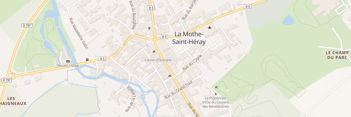 Plan du 10 Pl Clèmenceau à La Mothe-Saint-Héray