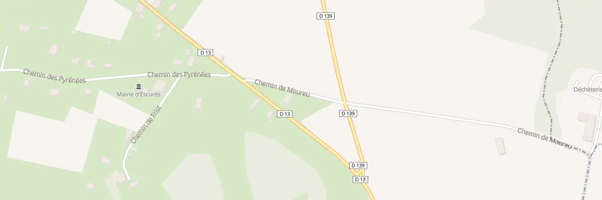 Plan du 5072 Che Moureu à Escurès