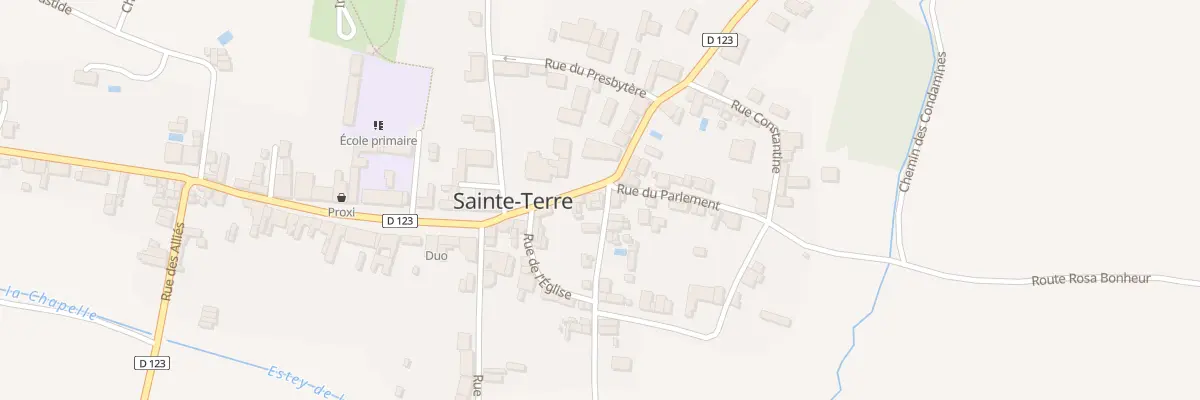 Plan du 276 Le Bourg à Sainte-Terre