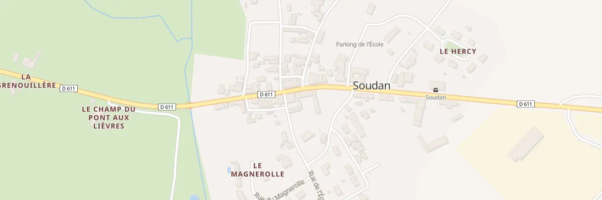 Plan du 8 Rue de la Sargauderie à Soudan
