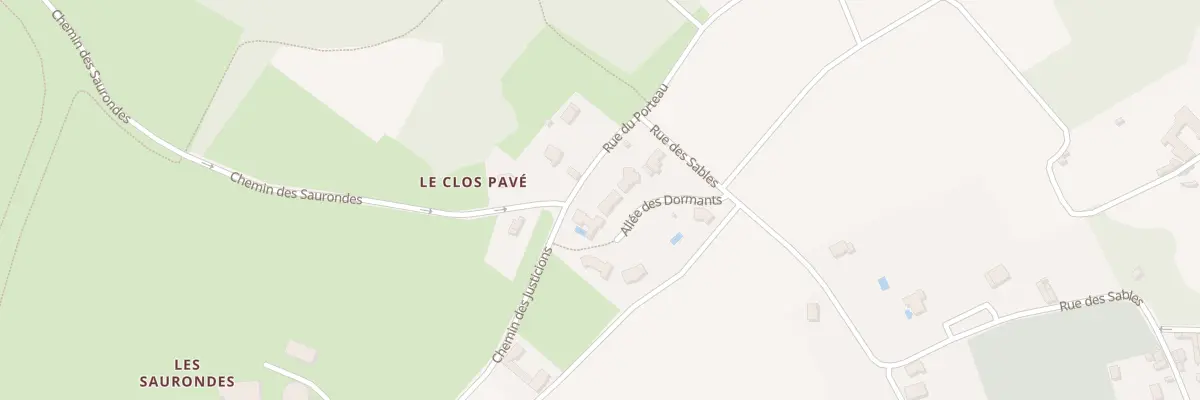 Plan du 3 All des Dormants à Saumur