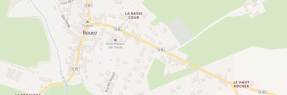Plan du 2 Rue Clément Veau à Rouez
