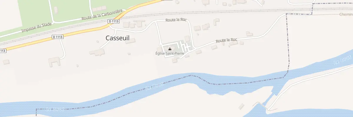 Plan du 14 Le Bourg à Casseuil