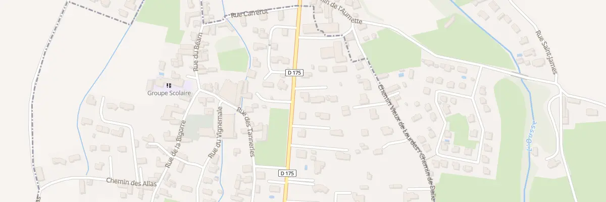 Plan du 2 Rue du Clos d’Aouset à Lamarque-Pontacq