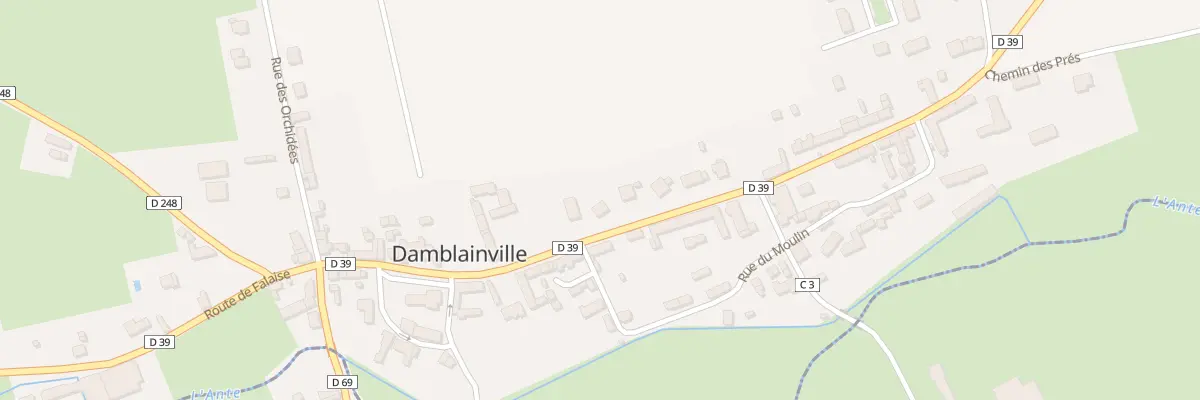 Plan du 5100 Le Bourg à Damblainville
