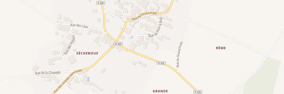 Plan du 8 Rue du Moulin a Vent à Chives