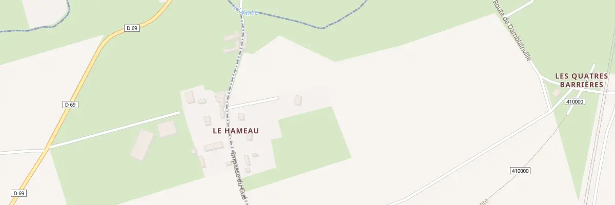 Plan du 8 Imp du Gué à Morteaux-Coulibœuf