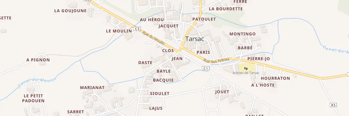 Plan du 5051 Jean à Tarsac