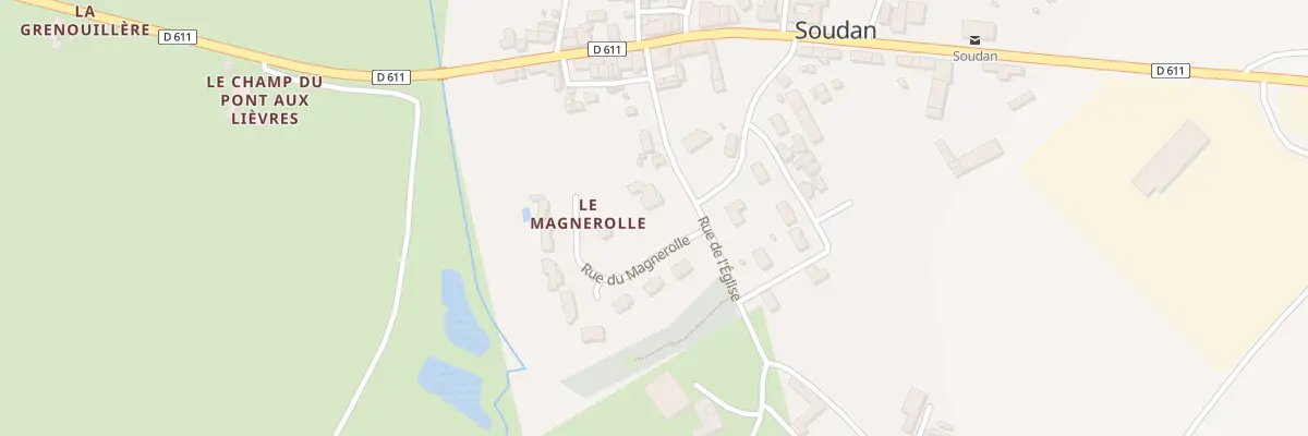 Plan du 8B Rue de l’Eglise à Soudan