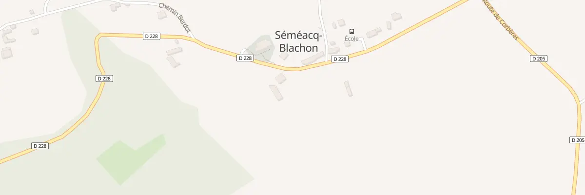 Plan du 9 Rte d’Arricau Bordes à Séméacq-Blachon