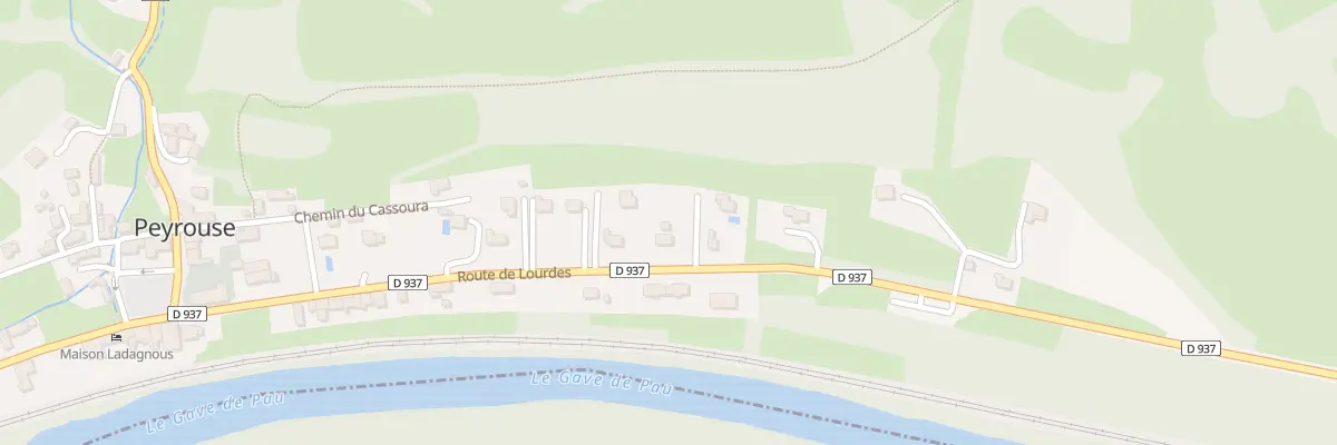 Plan du 27 Rte de Lourdes à Peyrouse