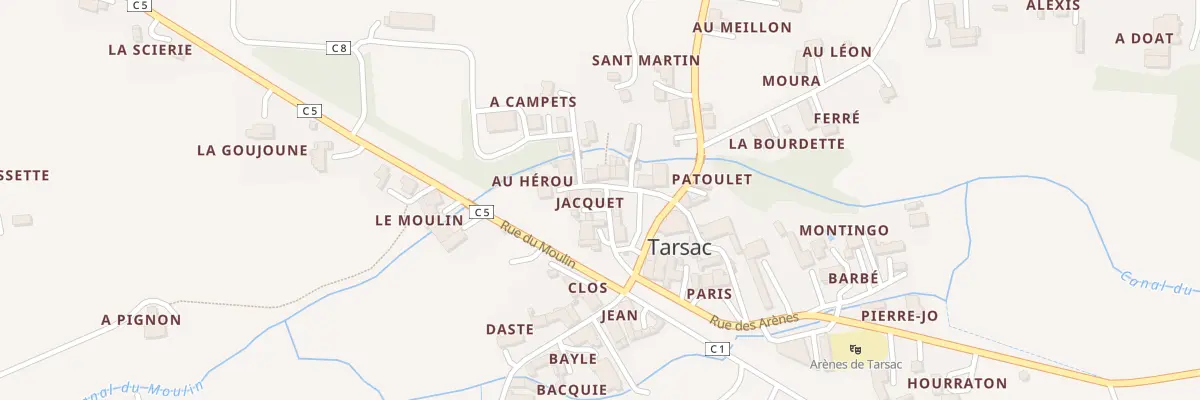 Plan du 5019 Jacquet à Tarsac