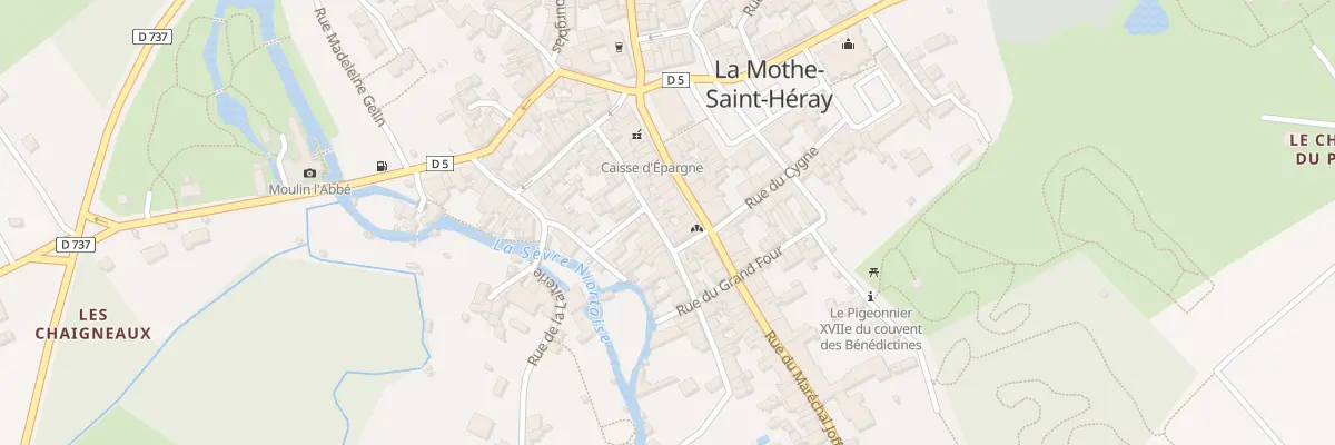 Plan du 25 Rue de l’Ouche à La Mothe-Saint-Héray