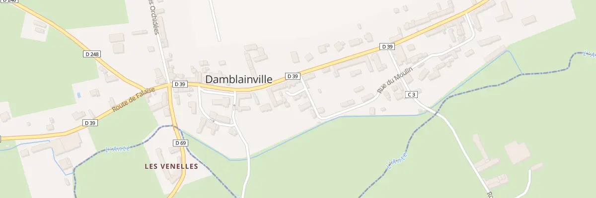 Plan du 1 Imp du Moulin à Damblainville