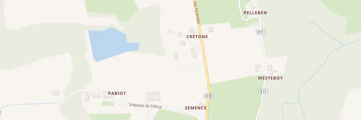 Plan du 5093 Au Grand Hage à Monclar