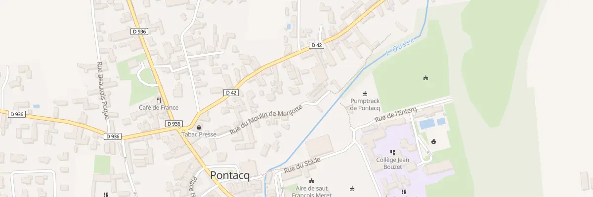 Plan du 19 Rue du Moulin de Menjotte à Pontacq