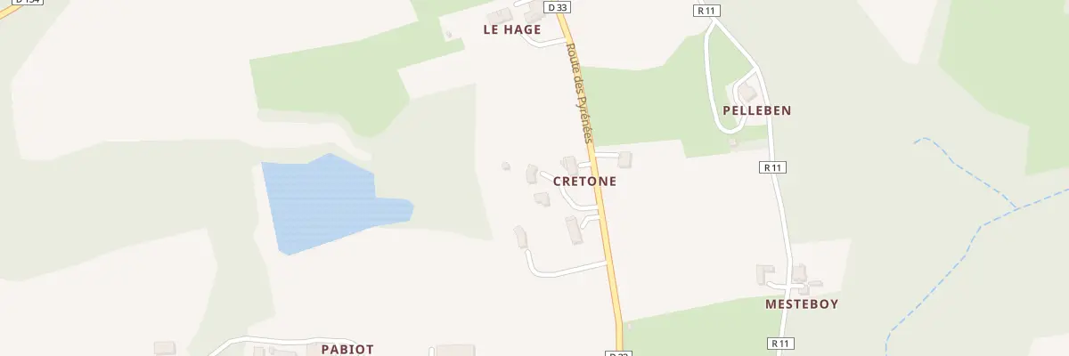 Plan du 960 Rte des Pyrénées à Monclar